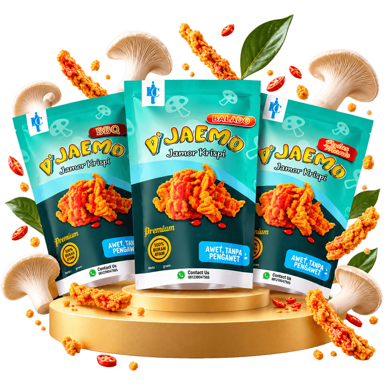 Produk D'Jaemo Jamur Krispi